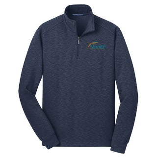 Scott County 1/4 Zip Slub Fleece Pullover