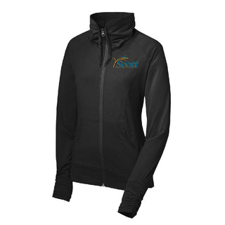 Scott County Ladies Full Zip with Embroidered Left Chest