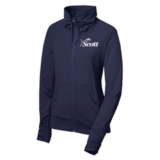Scott County Ladies Full Zip with Embroidered Left Chest