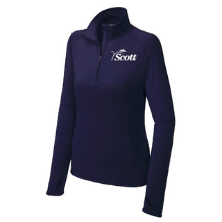 Scott County Ladies Stretch 1/4 Zip Pullover