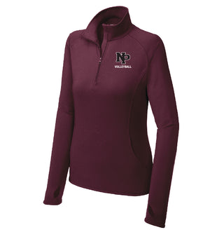New Prague Volleyball Stretch 1/4 Zip Pullover