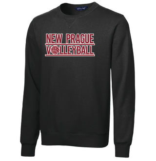 New Prague JO Volleyball Crewneck Sweatshirt-Embroidered