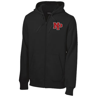 NP Retail New Prague Sport-Tek® Full-Zip Hooded Sweatshirt-Embroidered