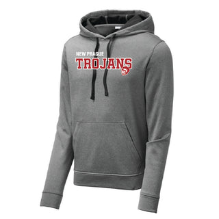 Raven Stream Poly Hooded Sweatshirt Varsity