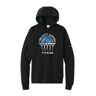 Titan's Basketball Nike Women's Club Fleece Sleeve Swoosh Pullover Hoodie