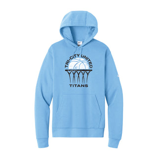Titan's Basketball Nike Club Fleece Sleeve Swoosh Pullover Hoodie