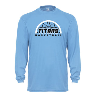 Titans Basketball Badger Long Sleeve Wicking T-Shirt 2025
