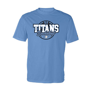 Titans Basketball Badger Short Sleeve Poly T-Shirt 2025-Script