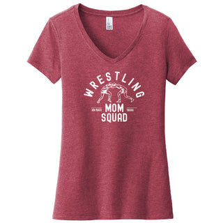 New Prague Wrestling Mom Squad V-Neck Tee
