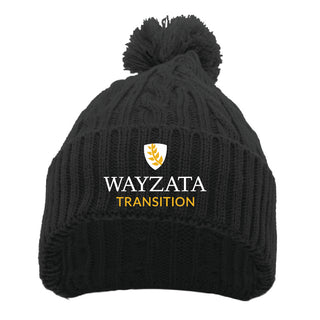 Wayzata Transition Cable Knit Pom-Pom Beanie