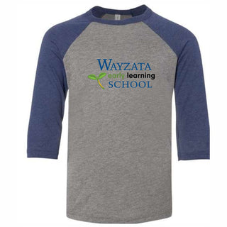 Wayzata Early Learning 3/4 Sleeve Adult Baseball T-Shirt