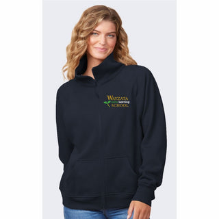 Wayzata Early Learning Ladies Boxy Full Zip Sweatshirt