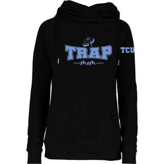 Tri-City United Trap Team Ladies Funnel Neck Hooded Sweatshirt-Trap Mom