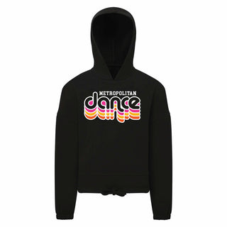 MDA Girls Hooded Cropped Sweatshirt-script