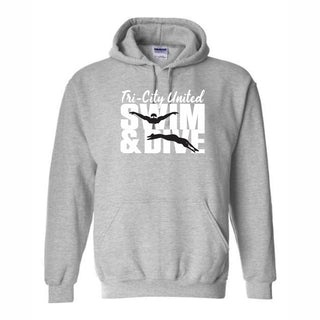 Tri-City United Swim Gildan Hooded Sweatshirt 2