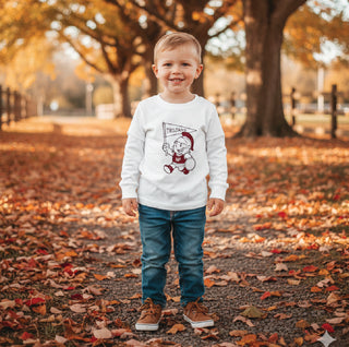 NP Retail Toddler/Youth Little Trojan Long Sleeve Tee