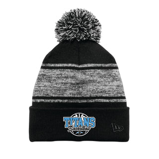 Titans Basketball Striped Knit Hat 2025