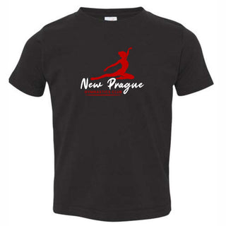 New Prague Gymnastics Toddler T-Shirt-Glitter