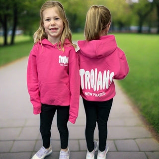 NP Retail Hooded Youth Girls Trojans Puff Hoodie