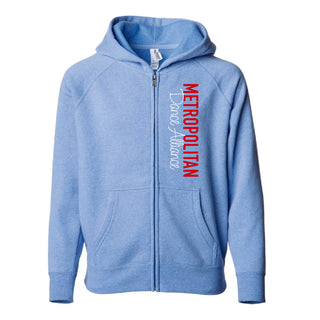 MDA Youth Lightweight Full Zip Hooded Sweatshirt