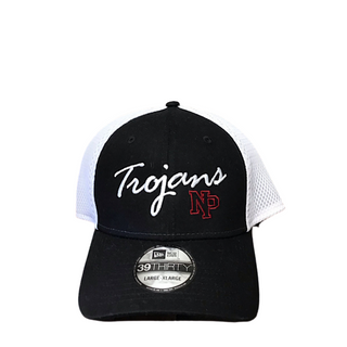 New Prague New Era Black/White Stretch Mesh Hat