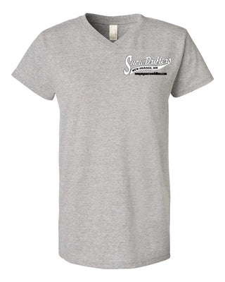 New Prague Snowdrifters Ladies V-neck T-shirt