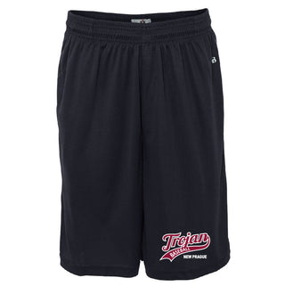 New Prague Baseball - Badger 4" Pocketed Shorts (YOUTH)