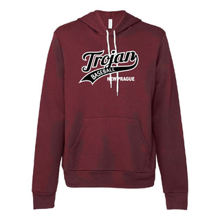 New Prague Baseball - BELLA+CANVAS Pullover Hoodie