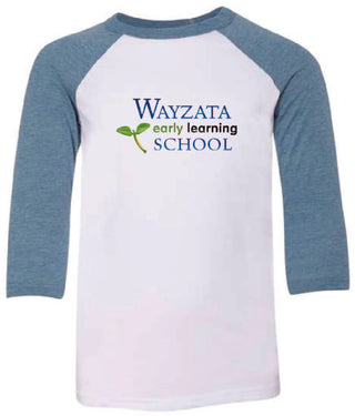 Wayzata Early Learning 3/4 Sleeve Adult Baseball T-Shirt
