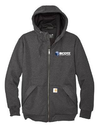 Scott Equipment Carhartt Thermal Lined Zip Hooded Sweatshirt