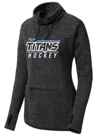 Titan Hockey Ladies Sportek Cowl Neck Sweatshirt
