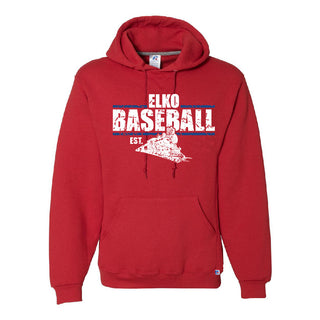 Elko Baseball - Russell Athletic Hooded Sweatshirt-Screened