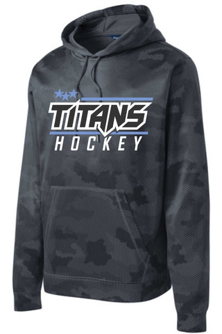 Titan Hockey Camo Hex Poly Sweatshirt with Screened Design