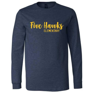 Five Hawks Long Sleeve Screened Tee