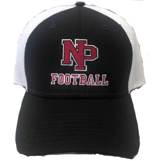 New Prague Football Stretch Mesh Hat