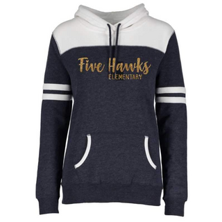 Five Hawks Glitter Varsity Sweatshirt