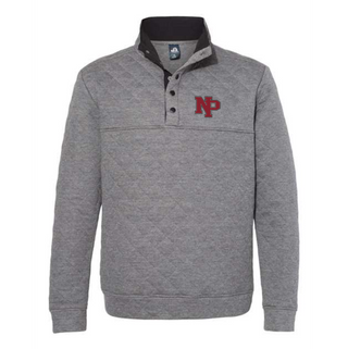 NPAS Unisex J.America Quilted Snap Pullover