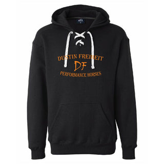 DF Performance Horses Lace Up Hooded Sweatshirt