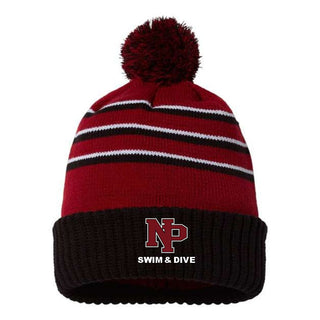 NP Boys Swim & Dive Striped Knit Hat