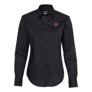NPAS Ladies Van Heusen Solid Woven Shirt